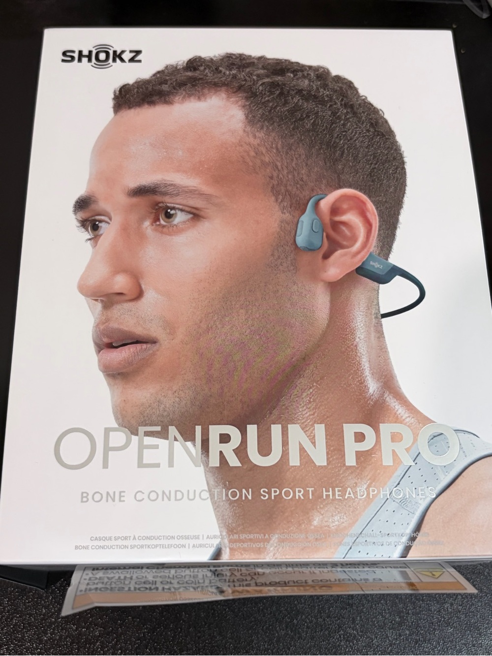 Shokz OpenRun Pro Bone Conduction Headphones — Blue